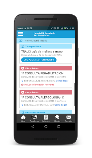 Hospital U. Rey Juan Carlos Screen 2