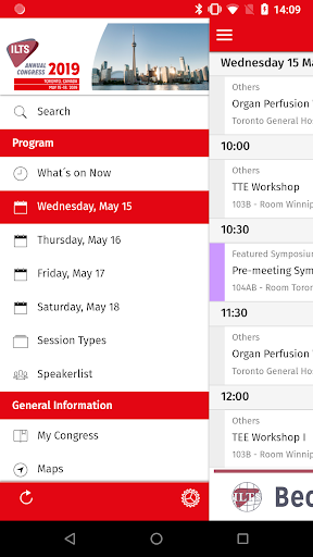 Android application ILTS 2019 screenshort