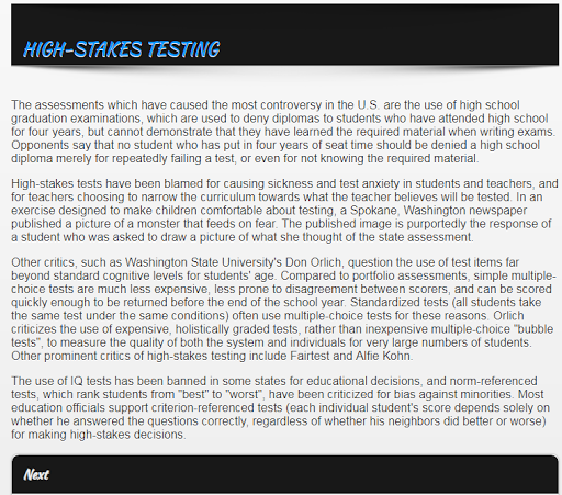 Educational Psychology Screen 3