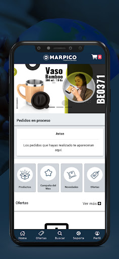 Android application Marpico Promocionales screenshort