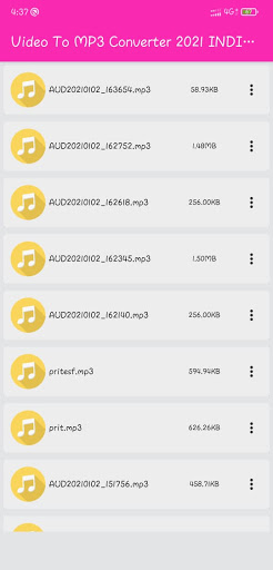 Video To MP3 Converter 2021 INDIAN App