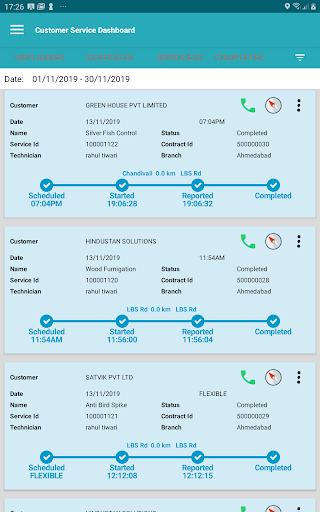 Android application EVA Pedio - Field Force Manage screenshort