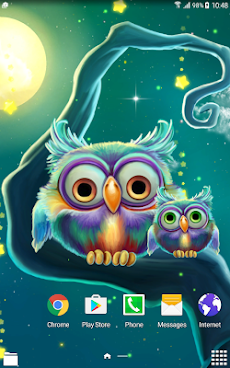 Cute Owls Live Wallpaperのおすすめ画像5