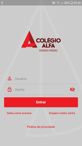 Android application Colégio Alves Faria screenshort