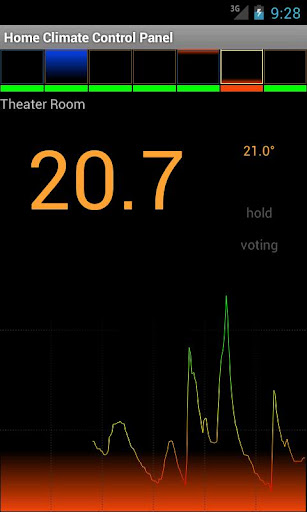 Home Climate Control Remote Screen 2