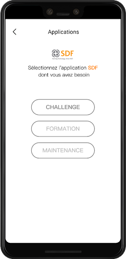 Android application SDF France screenshort
