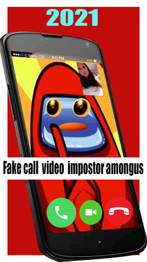 Fake Video  call among us impostor Live