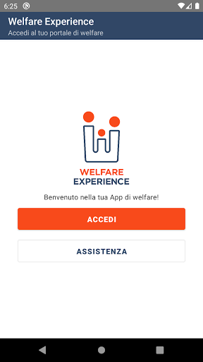 Android application Welfare Experience screenshort