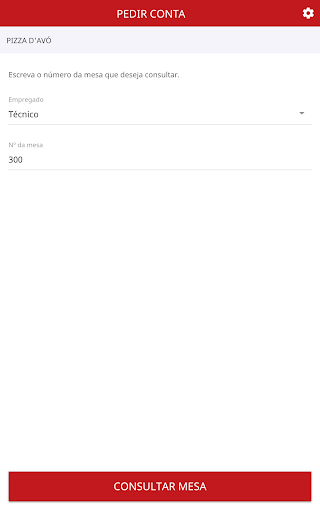 WinRest Pedir Conta Screen 3