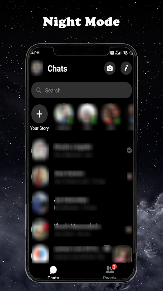 #5. Dark Mode for Whatapp (Android) Podle: AndroNik