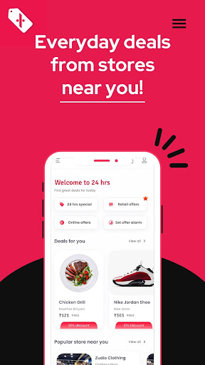 Android application 24Hrs Offers screenshort