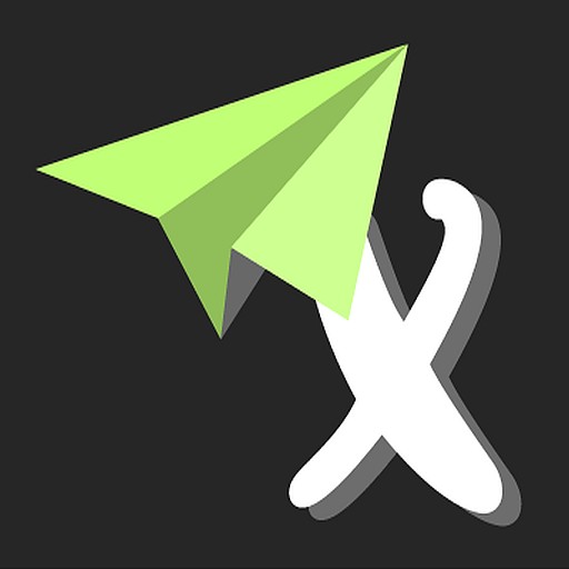Paper Plane X logo