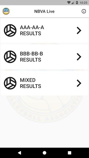 Android application NBVA Live screenshort