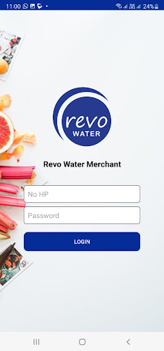 Android application REVO WATER MERCHANT screenshort
