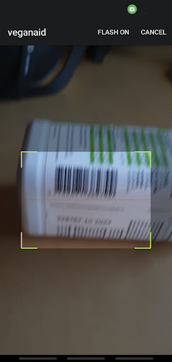 VeganAid Screen 3