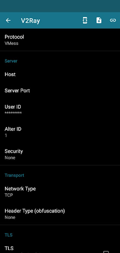 Android application V2Ray plugin for HTTP Injector screenshort