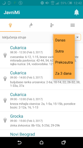 Javni Mi isključenja Screen 2