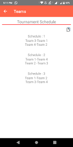 Tournament Scheduler