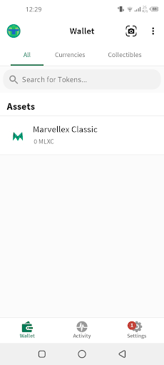 Marvellex Wallet Screen 3