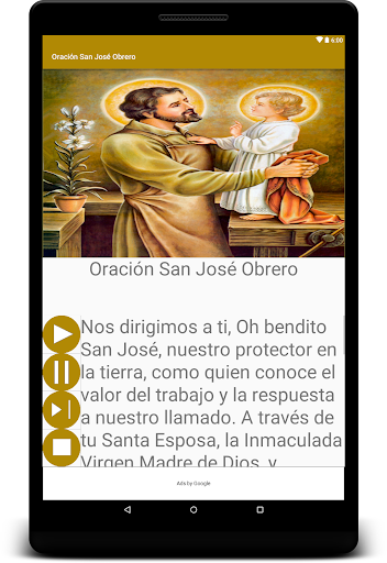 Oración a San José Obrero Screen 2