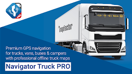 screenshot of MapFactor Navigator Truck Pro
