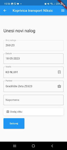 Android application TruckMate screenshort