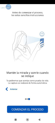Android application Wise DID Authenticator screenshort