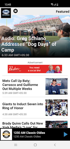 Fox Sports Radio New Jersey Screen 2