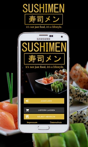 Android application Sushimen screenshort