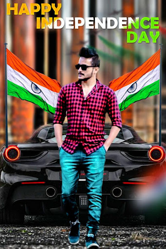 Android application Independence Day Photo Editor screenshort