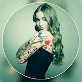 Color Tattoo On Photo icon