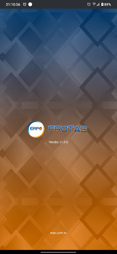 Android application ERPO Frotas screenshort