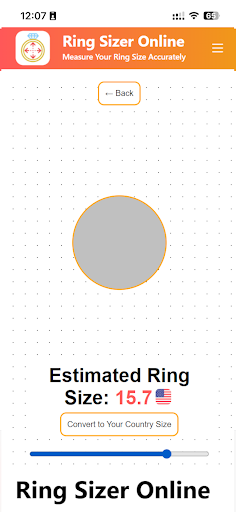 Ring Sizer - Find My Ring Size Screen 3