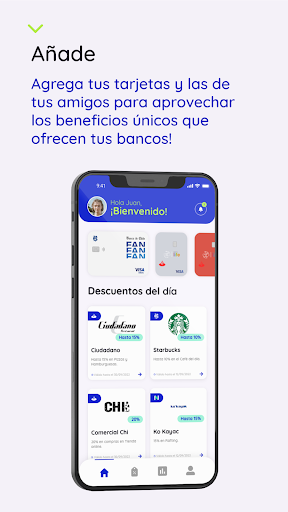 Vive las Tarjetas Screen 2