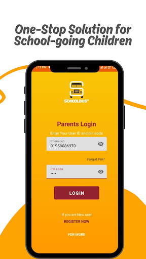 Android application SchoolBusBD screenshort