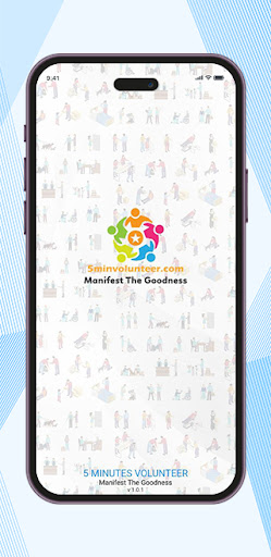 Android application 5 Minute Volunteers screenshort