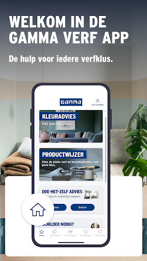 Android application GAMMA Verf België screenshort