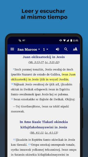 Android application Northern Oaxaca Nahuatl Bible screenshort