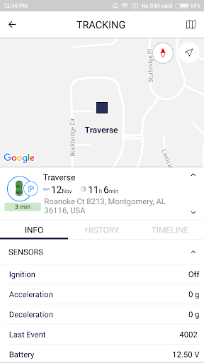 TracSpot Screen 2