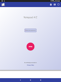 Скачать Notepad A/Z Онлайн бесплатно на Андроид