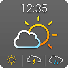 JustWidget - Weather clock icon