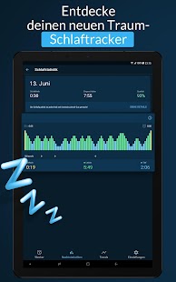 Sleepzy: Screenshot ng Schlaftracker