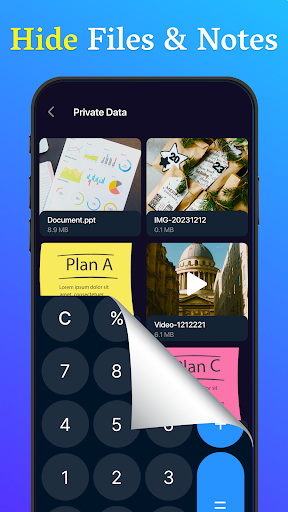 Calculator Vault: Hide Photos Screen 2