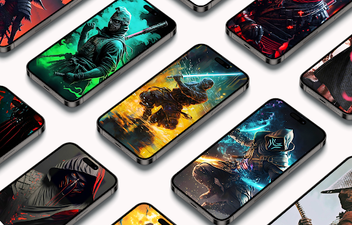 Android application Ninja Samurai Wallpapers screenshort