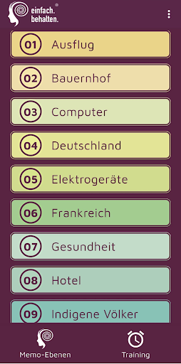 einfach.behalten. Screen 2