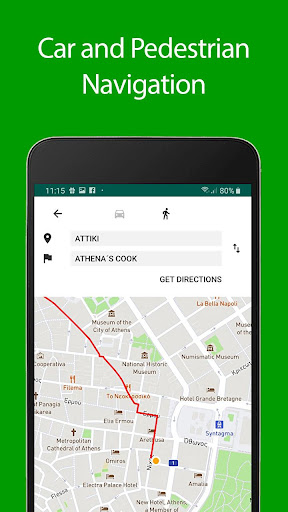 Athens Offline Map and Travel Screen 2