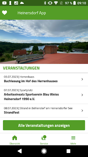 Android application Heinersdorf App screenshort