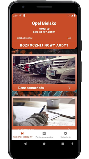 Android application Kupno Samochodu screenshort