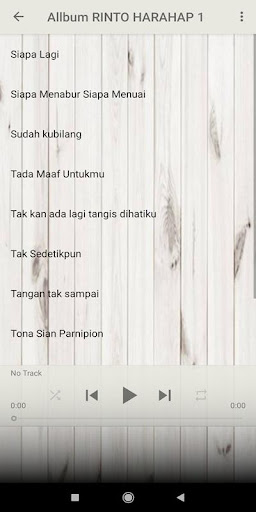 Koleksi Lagu Rinto Harahap Off