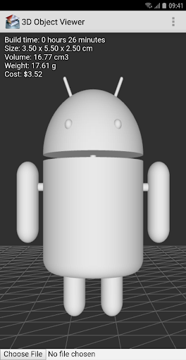 Android application 3D Object Viewer screenshort